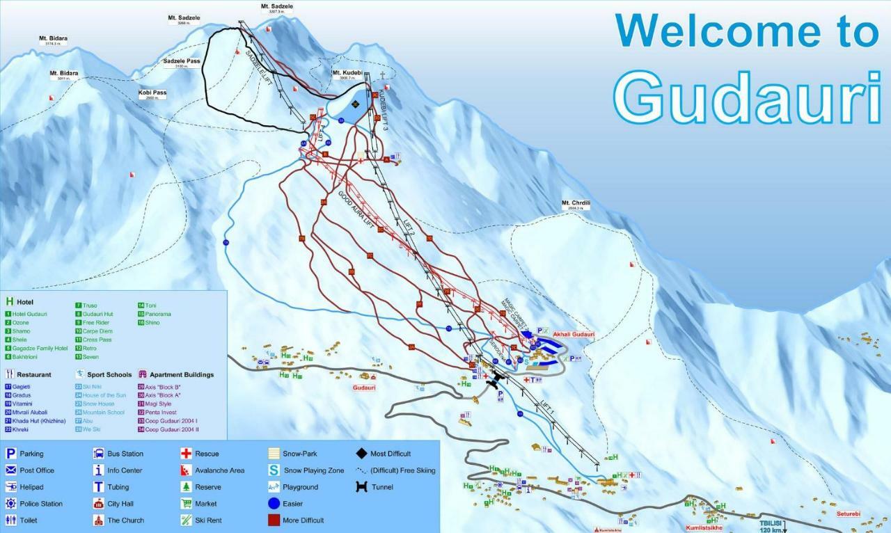 2-Room Apartment Nft Vista Gudauri 17- Near Ski Lift Dış mekan fotoğraf